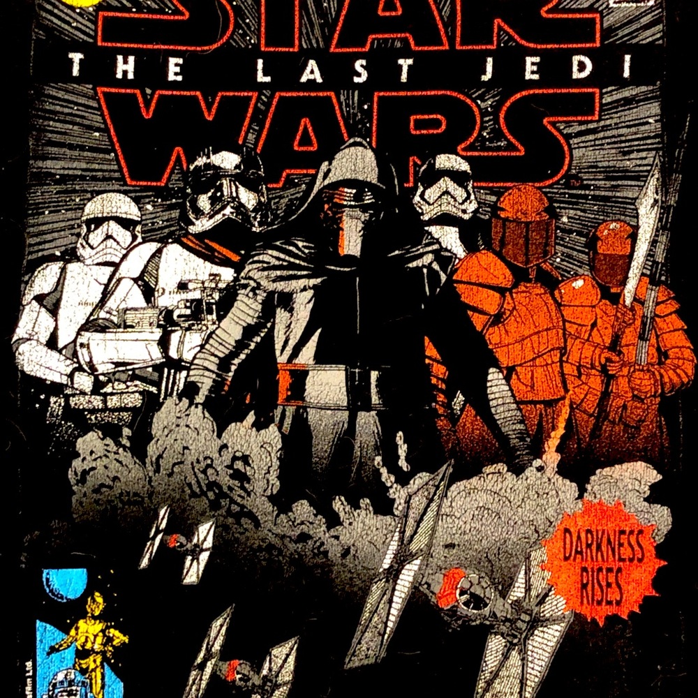Star Wars shirt in good condition with nice graphics